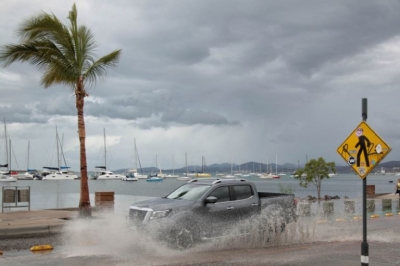 Hurac&aacute;n 'Hilary' toca tierra por primera vez en Baja California Sur