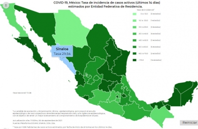 M&eacute;xico alcanz&oacute; los 5,127 casos de contagios acumulados