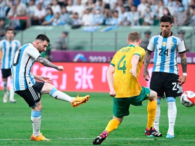 &iexcl;Messi se luce! Hace el gol m&aacute;s r&aacute;pido de su carrera: Argentina vence a Australia