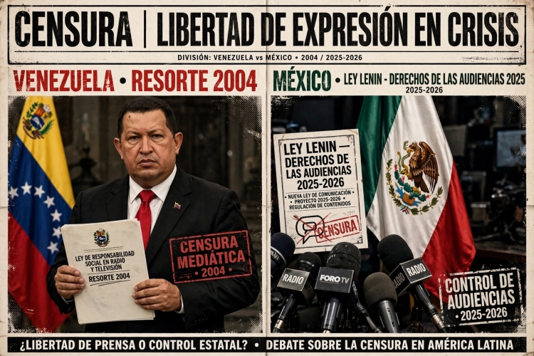 De la Ley Resorte de Ch&aacute;vez a la "Ley Lenin" en M&eacute;xico