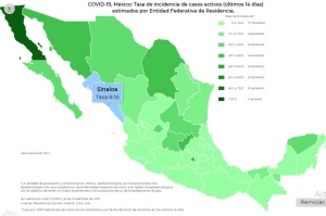 M&eacute;xico report&oacute; la suma de 19 mil 359 casos activos estimados de Covid-19