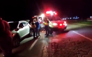 Cinco miembros de una familia resultan lesionados en choque carretero, en Los Mochis