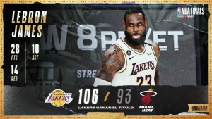 Los Lakers son campeones de la NBA