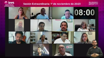 Aprueba IEES ajustes a plazos y calendario para el Proceso Electoral 2023-2024