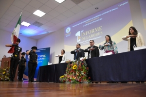 El Rector Jesús Madueña resalta la unidad y coordinación entre Universidad y Sindicato en el Primer Informe de Labores del SUNTUAS Académicos 2024-2025