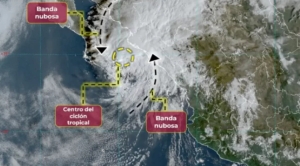"Norma" se degrada en tormenta tropical y se dirige a Sinaloa