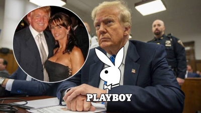 Exhiben en juicio c&oacute;mo Trump quiso pagar silencio de modelo de Playboy