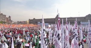 En el Z&oacute;calo de la CDMX comenz&oacute; la concentraci&oacute;n de la Presidenta Sheinbaum