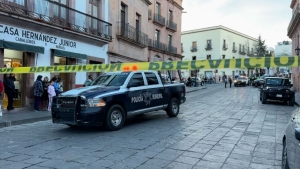 Refuerzan vigilancia en la capital de Zacatecas tras ataques armados en el Centro Histórico