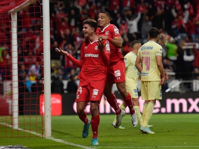 Toluca vence 2-1 al Am&eacute;rica; las &Aacute;guilas viven un infierno ante Diablos Rojos