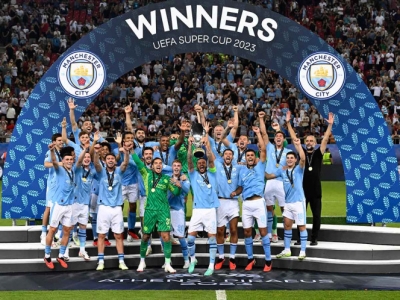 Manchester City conquista su primera Supercopa de Europa; le gana 5-4 a Sevilla