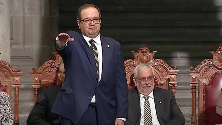 Leonardo Lomelí protesta como nuevo rector de la UNAM: Habrá perspectiva de género, dice