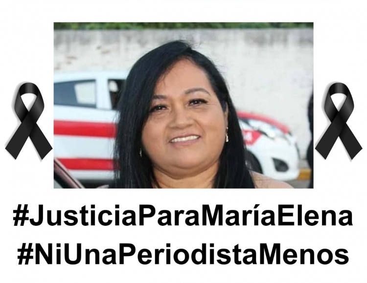 Exigen justicia por asesinato de periodista María Elena