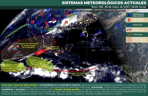 Inestabilidad superior atmosf&eacute;rica en el norte y noreste de M&eacute;xico