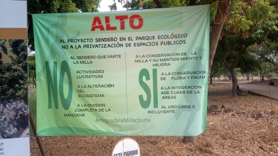 Pese a impacto ambiental Sedesu aprob&oacute; el Proyecto Sendero, asegur&oacute; la titular