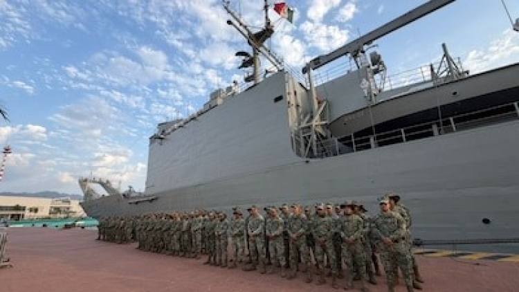 Puerto Vallarta &lsquo;se blinda&rsquo; tras muerte de "El Mencho": as&iacute; es el buque ARM Usumacinta con 103 marinos