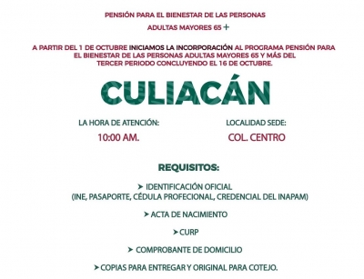 &iexcl;Atenci&oacute;n, ya comenz&oacute; el registro para la Pensi&oacute;n de El Bienestar de Adultos de Mayores!