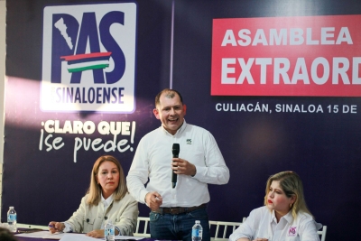 PAS realiza toma de protesta de secretar&iacute;as en Asamblea Extraordinaria