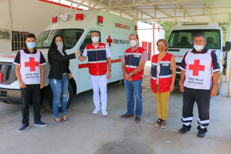 Recupera ambulancia Cruz Roja en Angostura