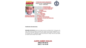 Activan Alerta Amber para la localizaci&oacute;n de Patricia Emiliano de 6 a&ntilde;os de edad que fue desaparecido en Culiac&aacute;n