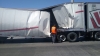 Tren choca contra tr&aacute;iler que intenta ganarle el paso, en el sector Humaya, Culiac&aacute;n