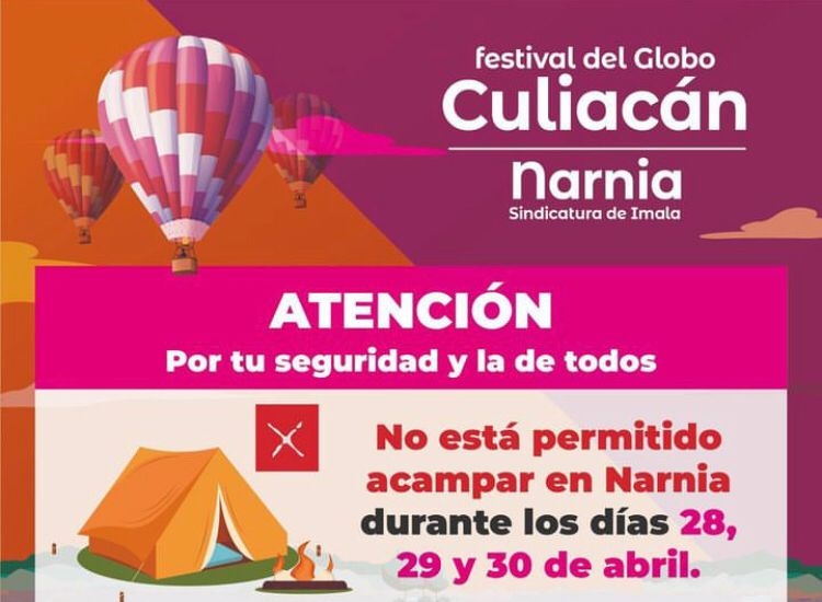 Aplican filtros para el ingreso al Festival del Globo en Narnia