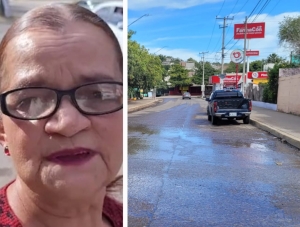 Reportan aguas negras en sector norte, &quot;la Japac viene y no arregla nada&quot; dicen vecinas