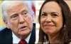 Trump podr&iacute;a "involucrar" a Corina Machado en el futuro de Venezuela