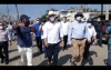 Recorre gobernador del Estado el muelle pesquero