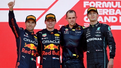 &acute;Checo&acute;y Max hacen el 1-2 en el GP de Azerbaiy&aacute;n