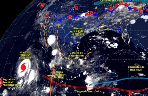 Monz&oacute;n mexicano generar&aacute; lluvias fuertes en Sinaloa, Sonora, Chihuahua y Durango este domingo