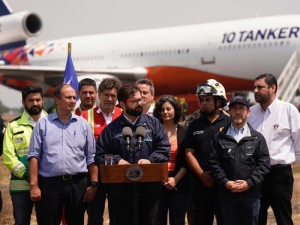 Chile agradece a M&eacute;xico ayuda por incendios forestales