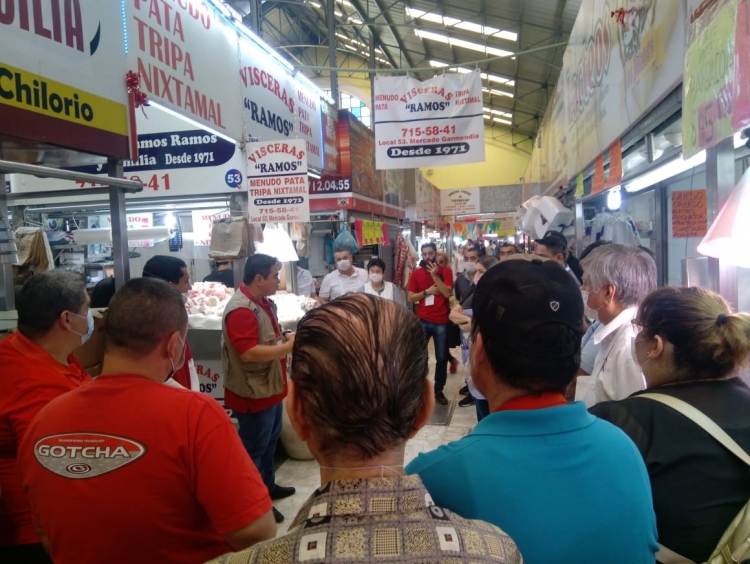 Ante caso sospechoso de coronavirus, Coepriss capacita a locatarios del Mercado Garmendia