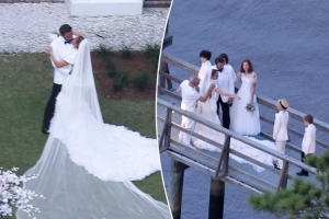 &lsquo;&iexcl;Bennifer!&rsquo; Jennifer L&oacute;pez y Ben Affleck se casan en una boda de 3 d&iacute;as con barbacoa y pollo asado
