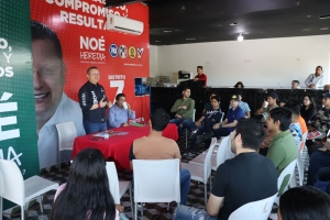 Trabajo, cr&eacute;ditos para emprender y vivienda digna, el clamor de los j&oacute;venes: No&eacute; Heredia
