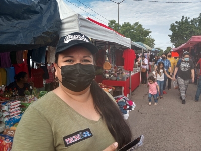 Con el 90% de puestos Ayuntamiento reduce 10 pesos la cuota del Tianguis Los Huizaches