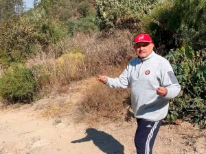 Realiza caminata el presidente L&oacute;pez Obrador en el Colegio Militar