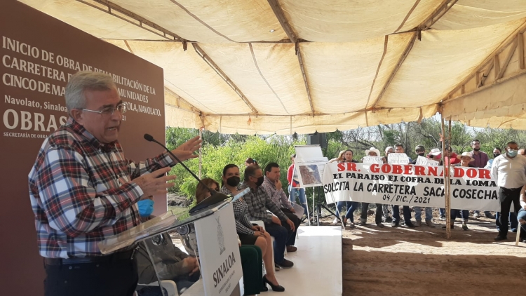 Anuncia gobernador de Sinaloa filtros sanitarios en colindancias para evitar llegada de Ómicron