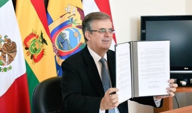 Marcelo Ebrard, anunció que la futura Agencia Latinoamericana y Caribeña del Espacio (ALCE) iniciará en 2021 