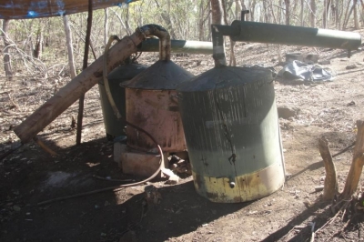 Militares localizaron tres laboratorios clandestinos en poblados de Culiac&aacute;n