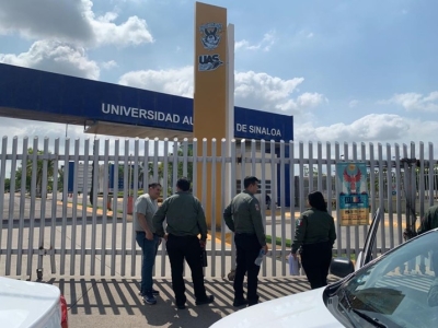 Fiscalía General del Estado realiza cateo en la UAS en Culiacán
