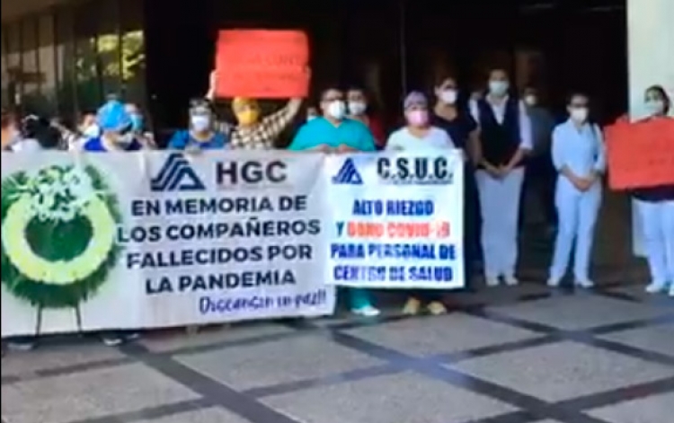 Personal del Hospital General de Culiacán exige pago del bono Covid; les autorizan vacaciones extraordinarias