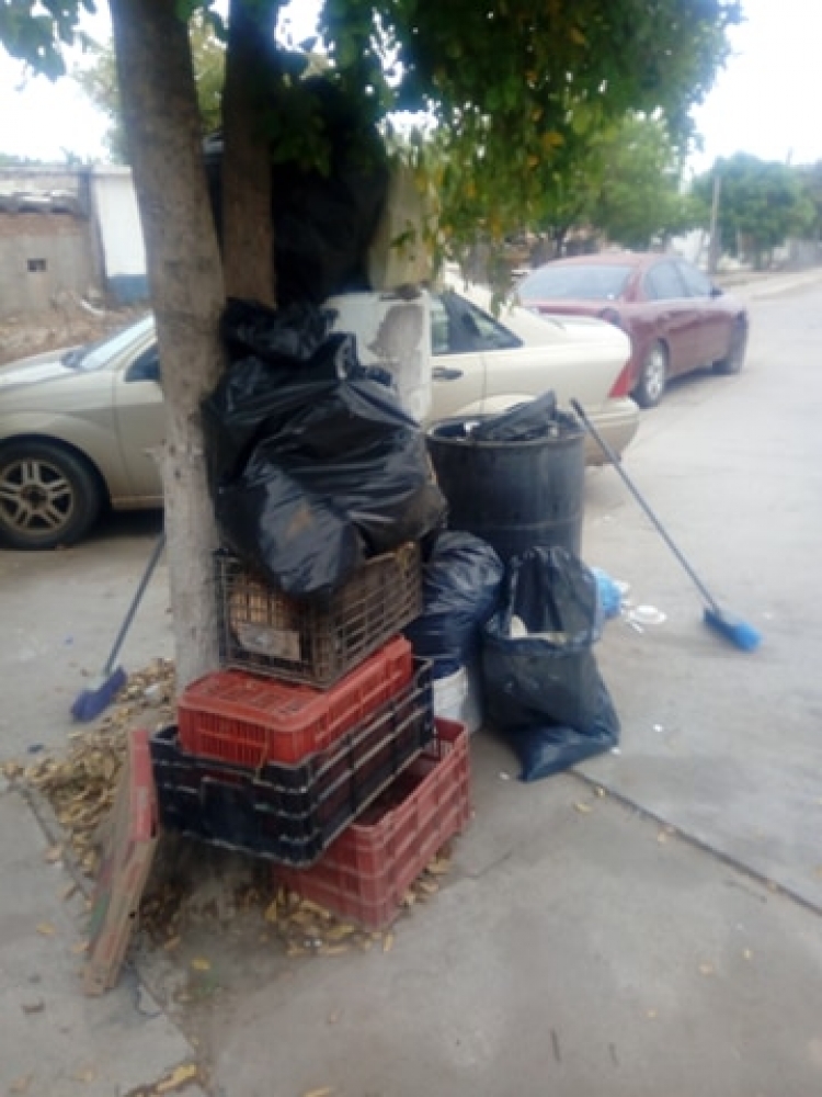 Por mala administraci&oacute;n municipal, no pasa la basura en la colonia Bachigualato