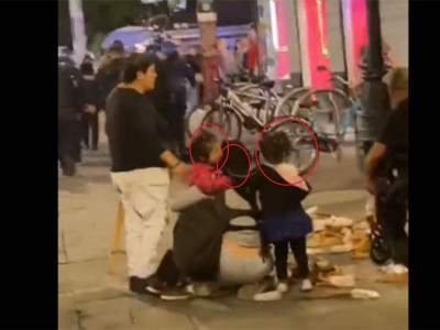 En Centro Hist&oacute;rico de CDMX, polic&iacute;as tiran canasta con churros de vendedora y causan indignaci&oacute;n