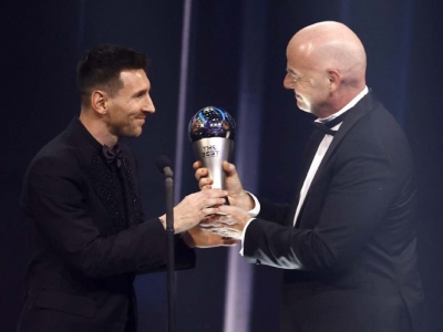 Argentina encabeza los Premios 'The Best' de la FIFA: Messi se lleva el galard&oacute;n de el mejor futbolista del mundo