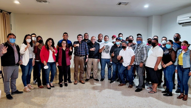 Brindan su apoyo a PAS-Morena, Tránsitos de Mazatlán