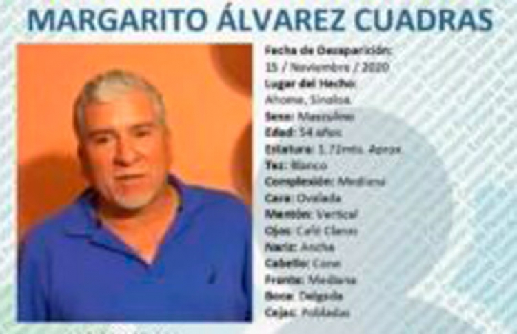 &iexcl;S&iacute; es Margarito! Confirma la Fiscal&iacute;a que cuerpo hallado es el del maestro universitario