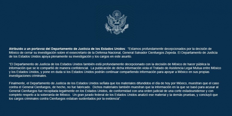 Gobierno EEUU analiza no compartir las investigaciones contra grupos delictivos de México