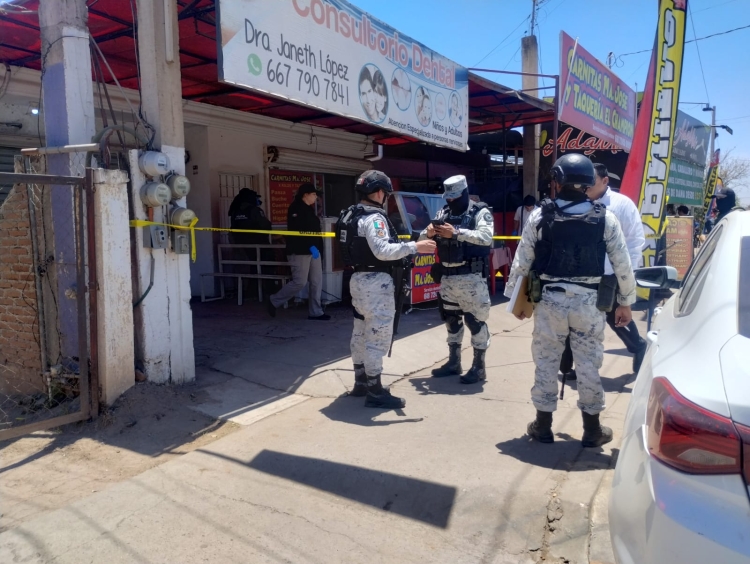 En la Colonia Los Mezcales, en Culiacán: asesinan a un hombre de varios disparos en su negocio de &#039;carnitas&#039;