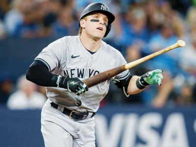 Yankees mantienen ritmo ganador; barren a los Rojos en serie disputada en Cincinnati
